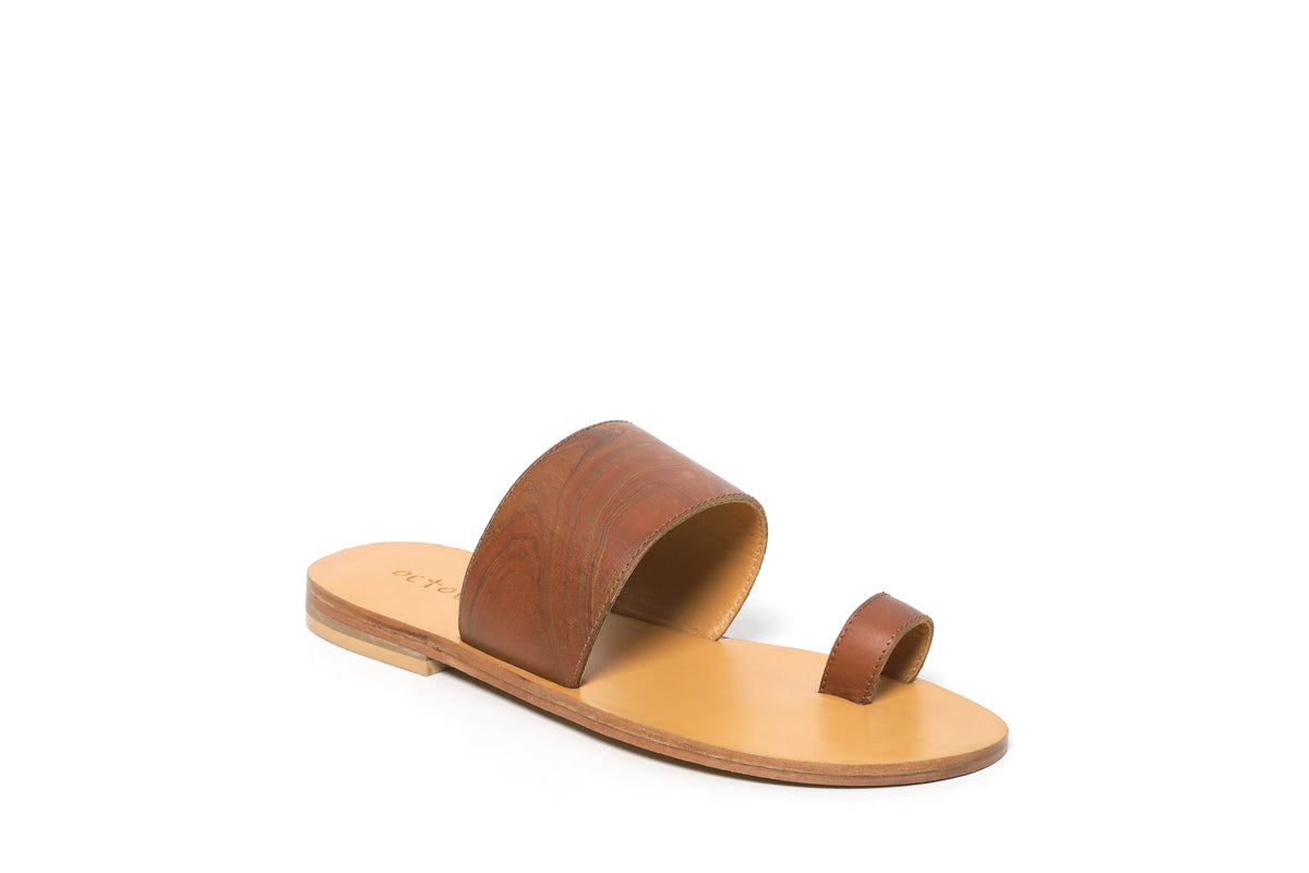 Vanshika Slippers- Tan - October Jaipur