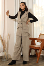 Load image into Gallery viewer, Stacy-Woollen Jacket Set
