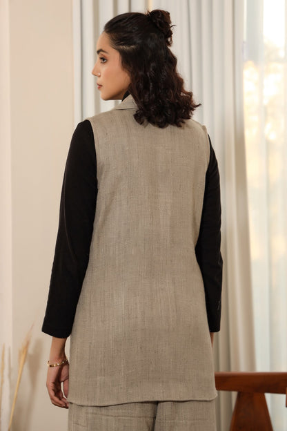 Stacy-Woollen Jacket Grey