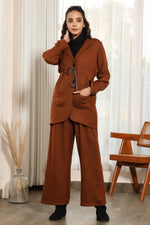 Load image into Gallery viewer, HAMPTONS-WOOLLEN BLAZER SET
