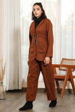 Load image into Gallery viewer, HAMPTONS-WOOLLEN BLAZER SET
