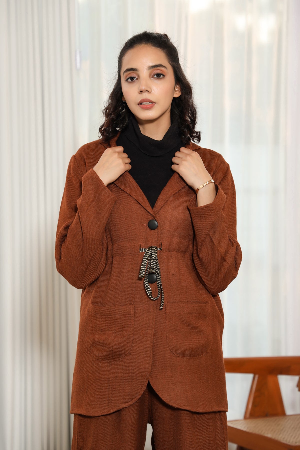 Stacy- Woollen Blazer