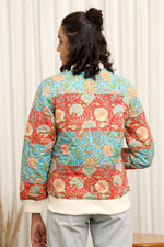 Load image into Gallery viewer, Pink City 2-Quilted Bomber Jacket