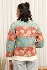 Load image into Gallery viewer, Pink City 2-Quilted Bomber Jacket
