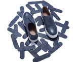 Load image into Gallery viewer, Sneakers-Blue Leather - October Jaipur
