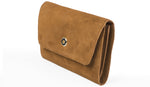 Load image into Gallery viewer, Suede clutch- Tan - October Jaipur