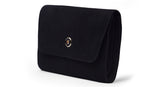 Load image into Gallery viewer, Suede clutch- Black - October Jaipur