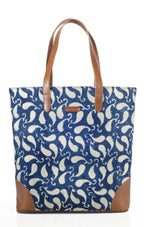 Load image into Gallery viewer, Indigo Paisley Tote - October Jaipur
