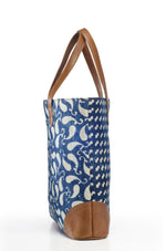 Load image into Gallery viewer, Indigo Paisley Tote - October Jaipur
