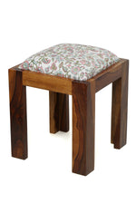 Load image into Gallery viewer, Westend Garden - Leather Side Stool - October Jaipur
