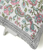 Load image into Gallery viewer, Westend Garden- Lumbar Pillow White - October Jaipur
