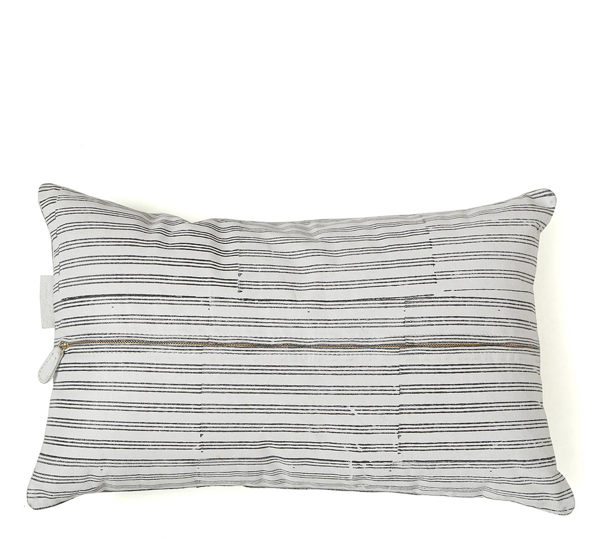 Westend Garden- Lumbar Pillow White - October Jaipur