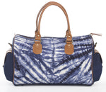 Load image into Gallery viewer, Overnighter- Indigo Tie Dye - October Jaipur
