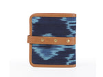 Load image into Gallery viewer, Wallet - Blue Ikat - October Jaipur
