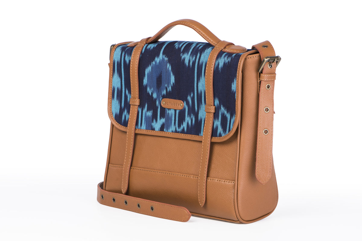 Saddle- Blue Ikat - October Jaipur