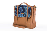 Load image into Gallery viewer, Saddle- Blue Ikat - October Jaipur
