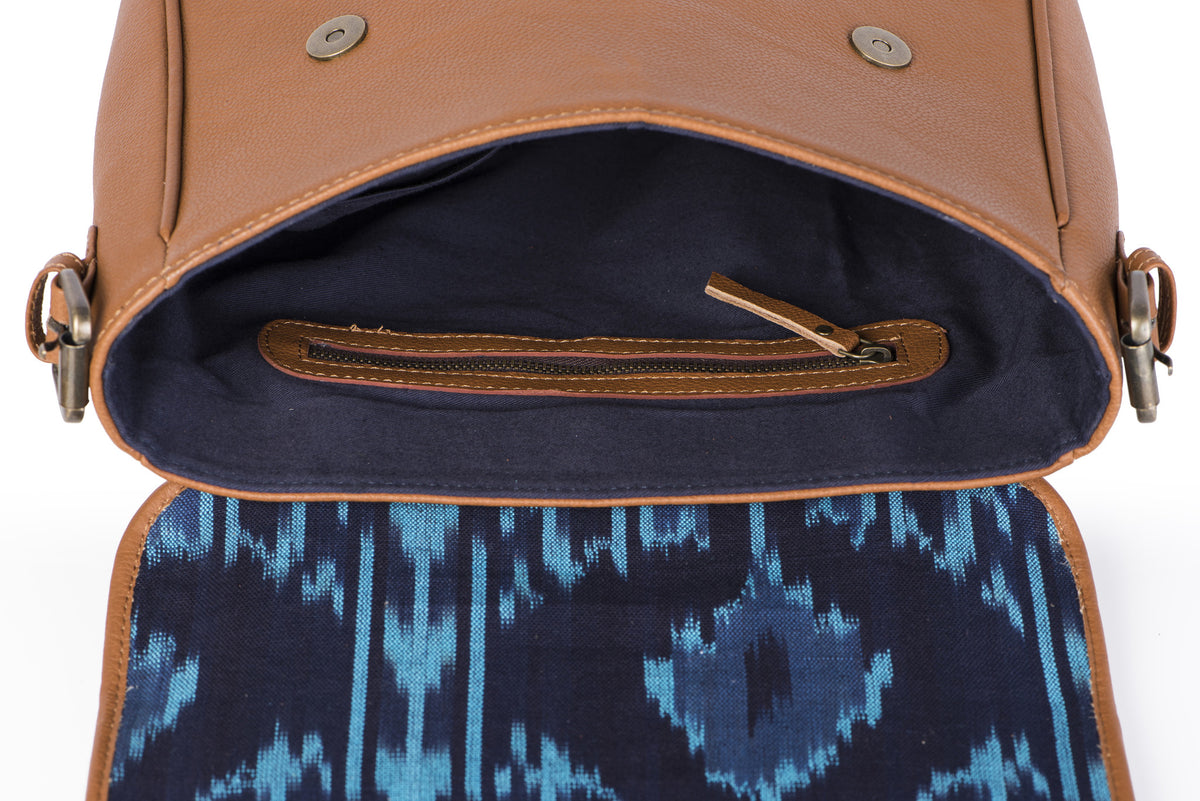 Saddle- Blue Ikat - October Jaipur