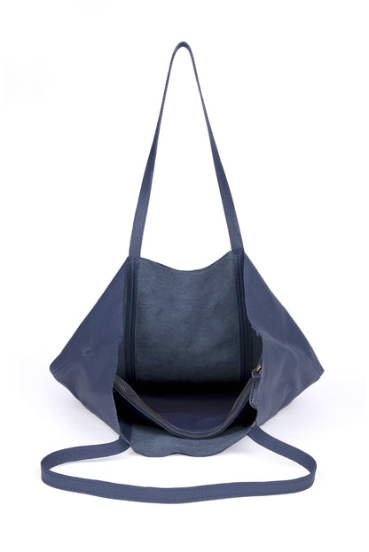 Leather Tote- Flamingo - October Jaipur