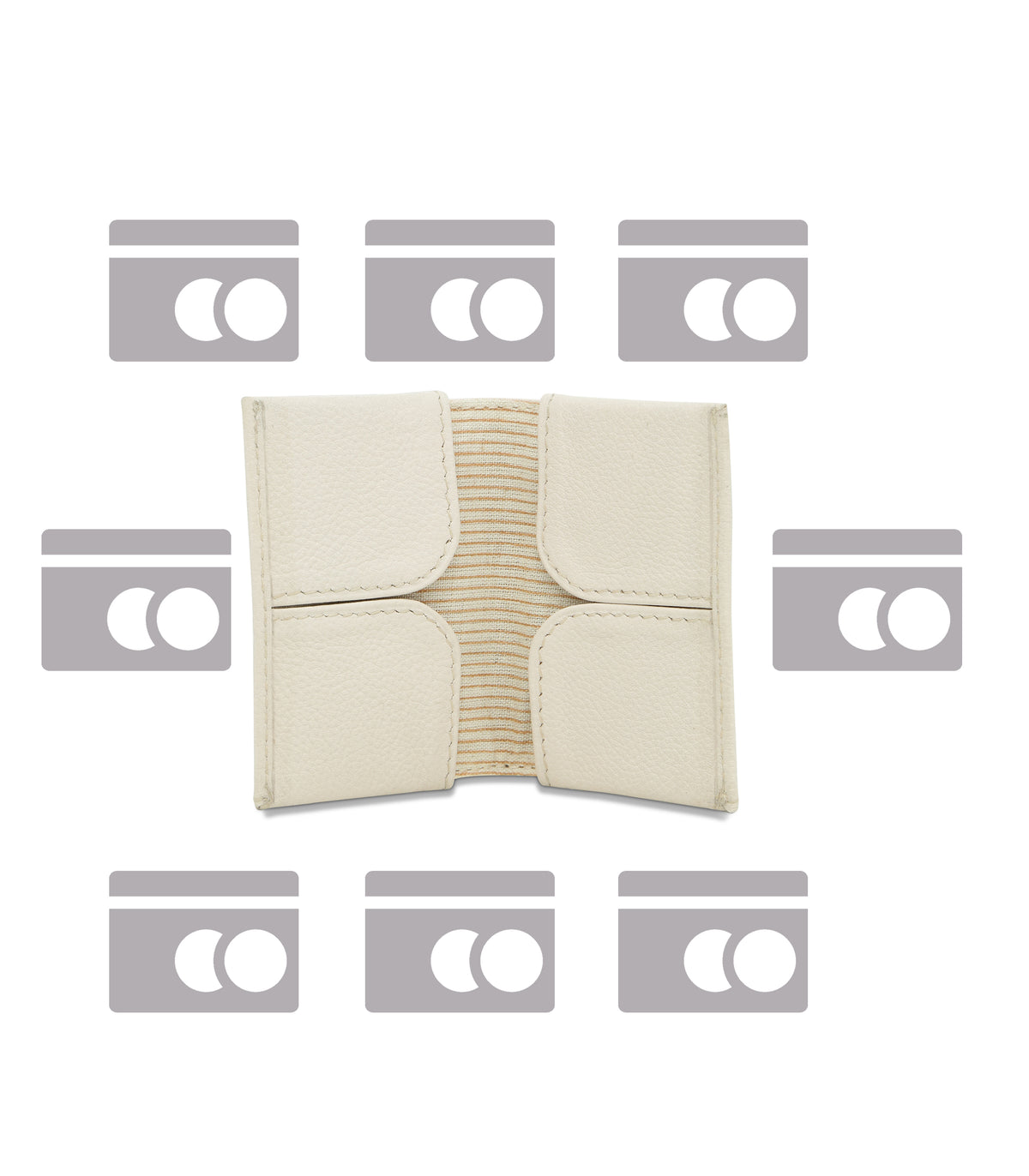 Meteor-Card Wallet Pearl - October Jaipur