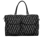 Load image into Gallery viewer, Black Ikat Travel Bag - October Jaipur
