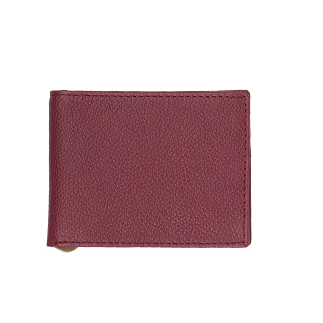 MENS CLIP WALLET- MAROON - October Jaipur