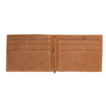 Load image into Gallery viewer, MENS CLIP WALLET- TAN - October Jaipur
